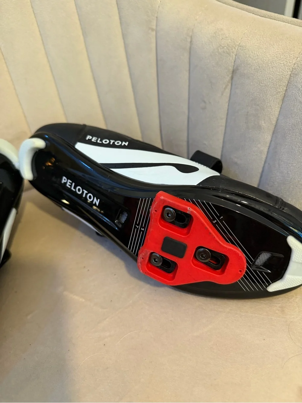 Peloton Cycling Shoes Black - Size EU 41 (US Women's 10 / Men's 8) with Cleats